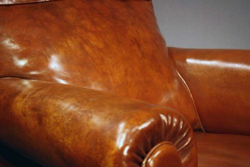 fig 9. Quality Antique Leather Armchair