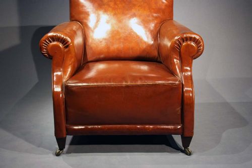 fig 10. Quality Antique Leather Armchair