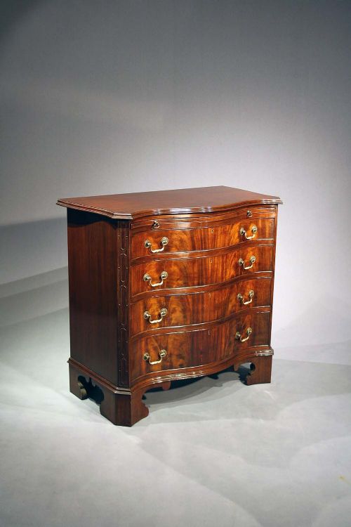 fig 1. Fine Quality Serpentine Chest of Drawers