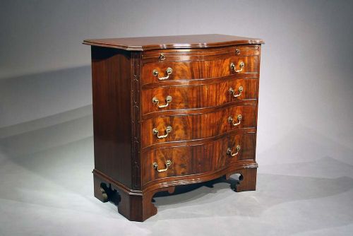 fig 2. Fine Quality Serpentine Chest of Drawers