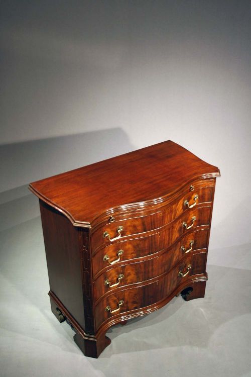 fig 8. Fine Quality Serpentine Chest of Drawers