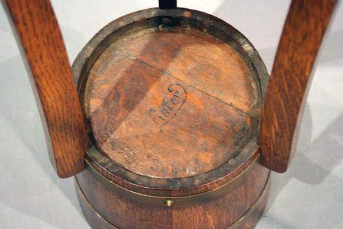 fig 5. Antique Oak and Brass Bound Planter