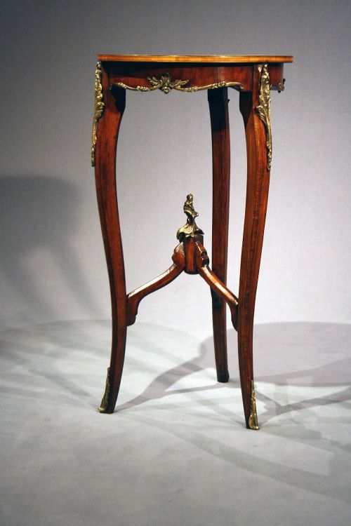 fig 5. Inlaid Occasional Table On Shaped Legs