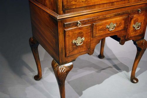 fig 5. Attractive Antique Walnut Chest on Stand
