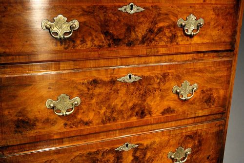 fig 8. Attractive Antique Walnut Chest on Stand