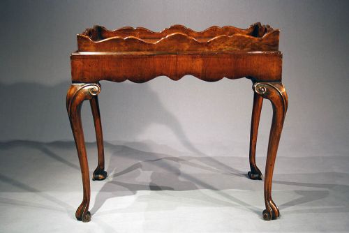 fig 8. A Quality 1920's Walnut Silver Table
