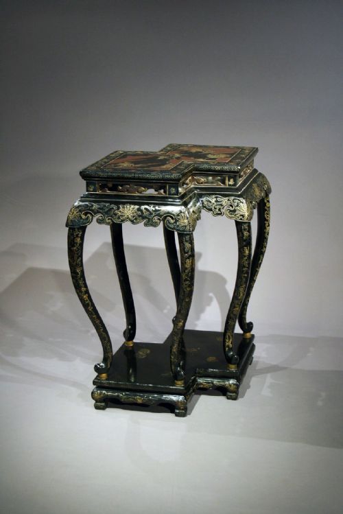 fig 1. Antique Oriental Double Stand