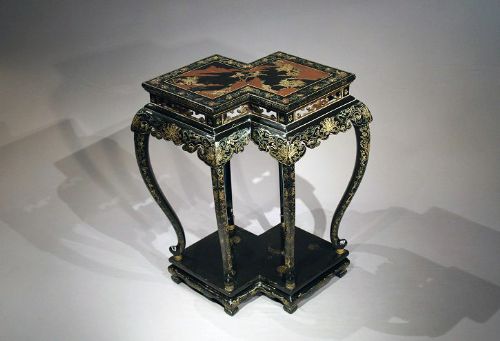 fig 8. Antique Oriental Double Stand