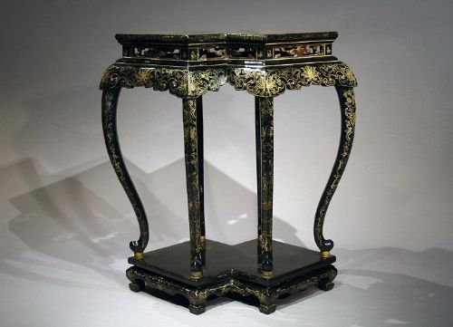 fig 10. Antique Oriental Double Stand
