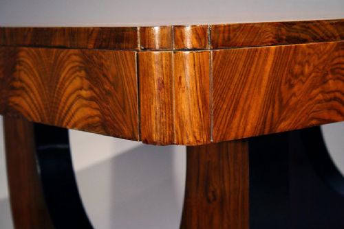 fig 5. Quality Art Deco Walnut Dining Table