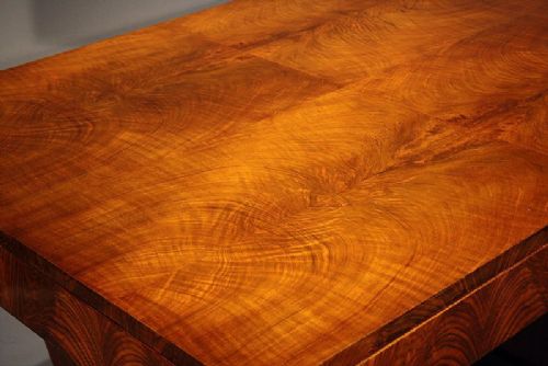 fig 6. Quality Art Deco Walnut Dining Table