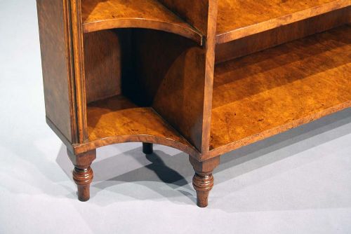 fig 2. Walnut Breakfront Bookshelves