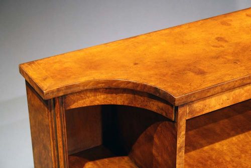 fig 6. Walnut Breakfront Bookshelves