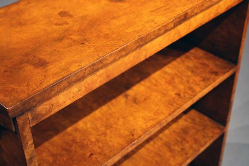 fig 7. Walnut Breakfront Bookshelves
