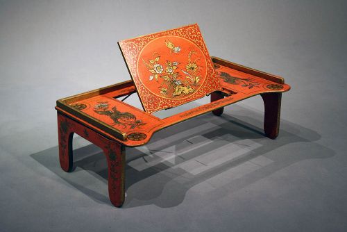 A Chinoiserie Decorated Reading Table