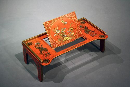 fig 2. A Chinoiserie Decorated Reading Table