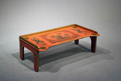 fig 3. A Chinoiserie Decorated Reading Table