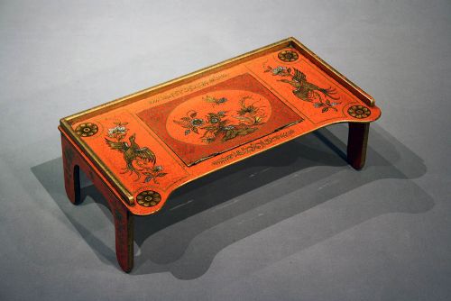 fig 4. A Chinoiserie Decorated Reading Table