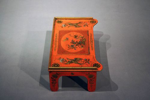 fig 6. A Chinoiserie Decorated Reading Table