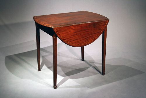 fig 1. A Georgian Inlaid Pembroke Table