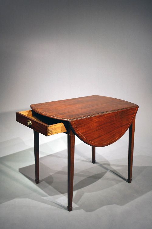 fig 8. A Georgian Inlaid Pembroke Table