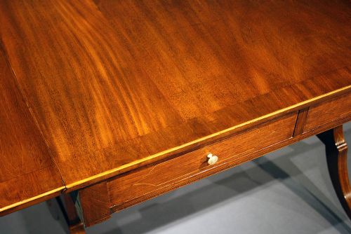 fig 10. Antique Inlaid Mahogany Sofa Table