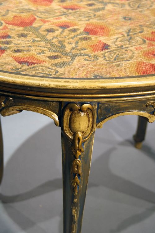 fig 3. Antique Oval Painted Coffee Table