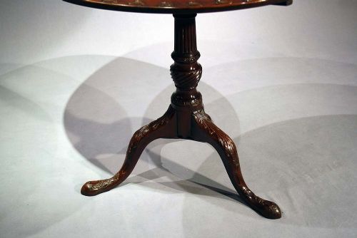 fig 8. Georgian Mahogany Snap Top Tripod Table