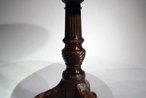 fig 10. Georgian Mahogany Snap Top Tripod Table