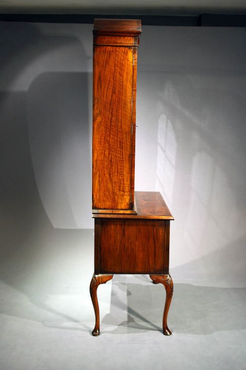 fig 9. Antique Walnut Double Domed Bookcase