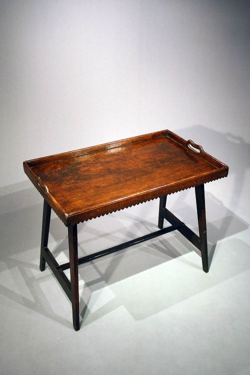 fig 2. Antique 19th Century Butlers Tray