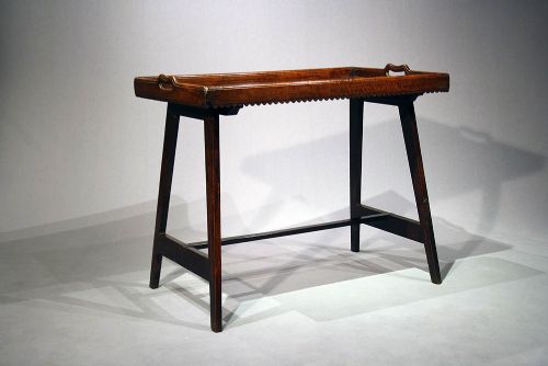 fig 4. Antique 19th Century Butlers Tray