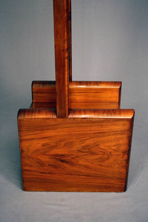 fig 10. Art Deco Walnut Cheval Mirror