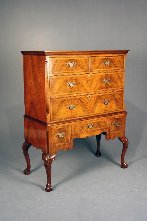 Walnut Chest on Stand