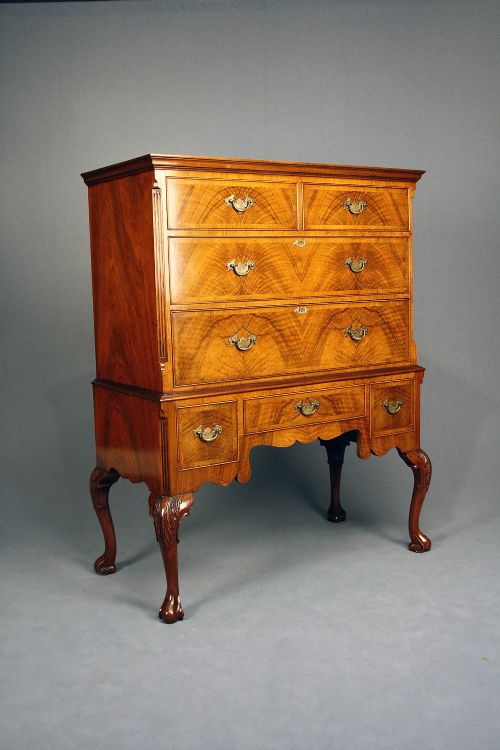 fig 2. Walnut Chest on Stand