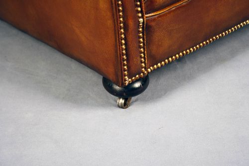 fig 6. Pair of Antique Leather Club Chairs