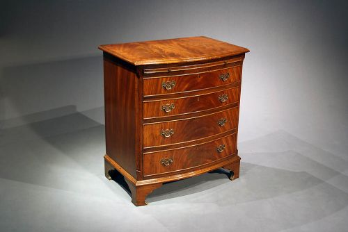 fig 1. Mahogany Bow fronted Chest