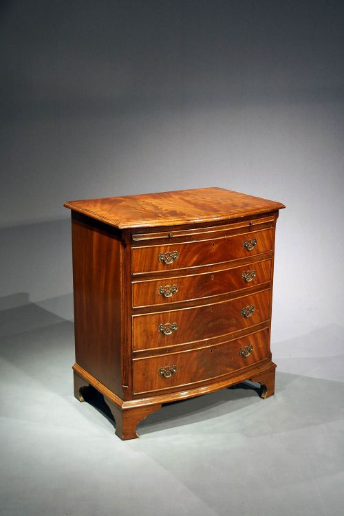fig 2. Mahogany Bow fronted Chest
