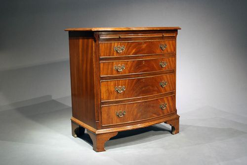 fig 3. Mahogany Bow fronted Chest