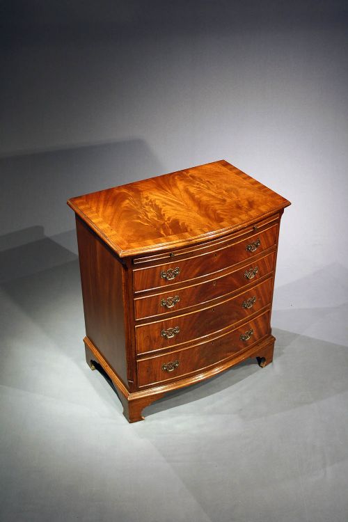 fig 4. Mahogany Bow fronted Chest