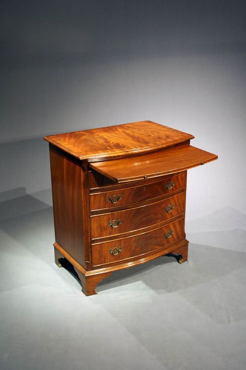 fig 6. Mahogany Bow fronted Chest