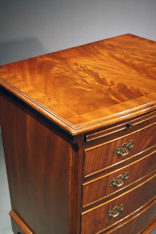 fig 7. Mahogany Bow fronted Chest