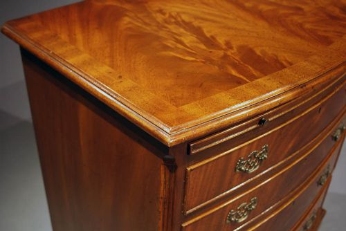 fig 8. Mahogany Bow fronted Chest
