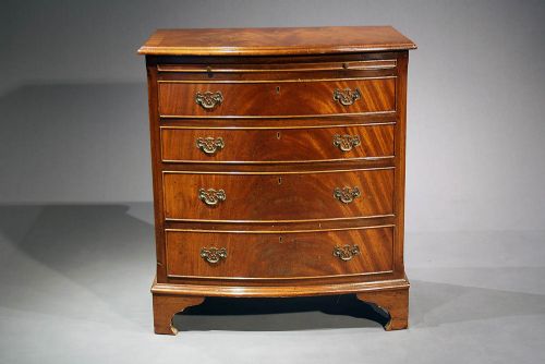 fig 9. Mahogany Bow fronted Chest