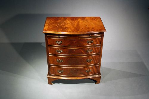 fig 10. Mahogany Bow fronted Chest