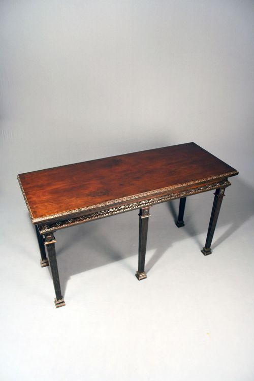 fig 2. Antique Mahogany Serving Table