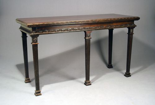 fig 3. Antique Mahogany Serving Table