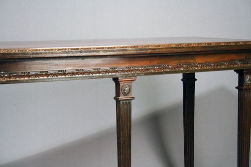 fig 4. Antique Mahogany Serving Table