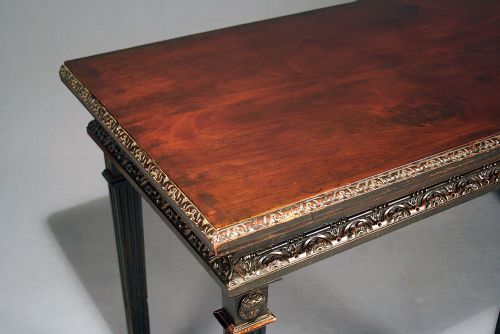 fig 7. Antique Mahogany Serving Table