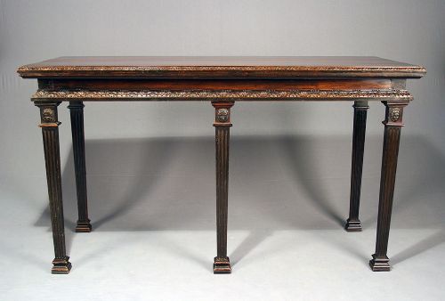 fig 9. Antique Mahogany Serving Table